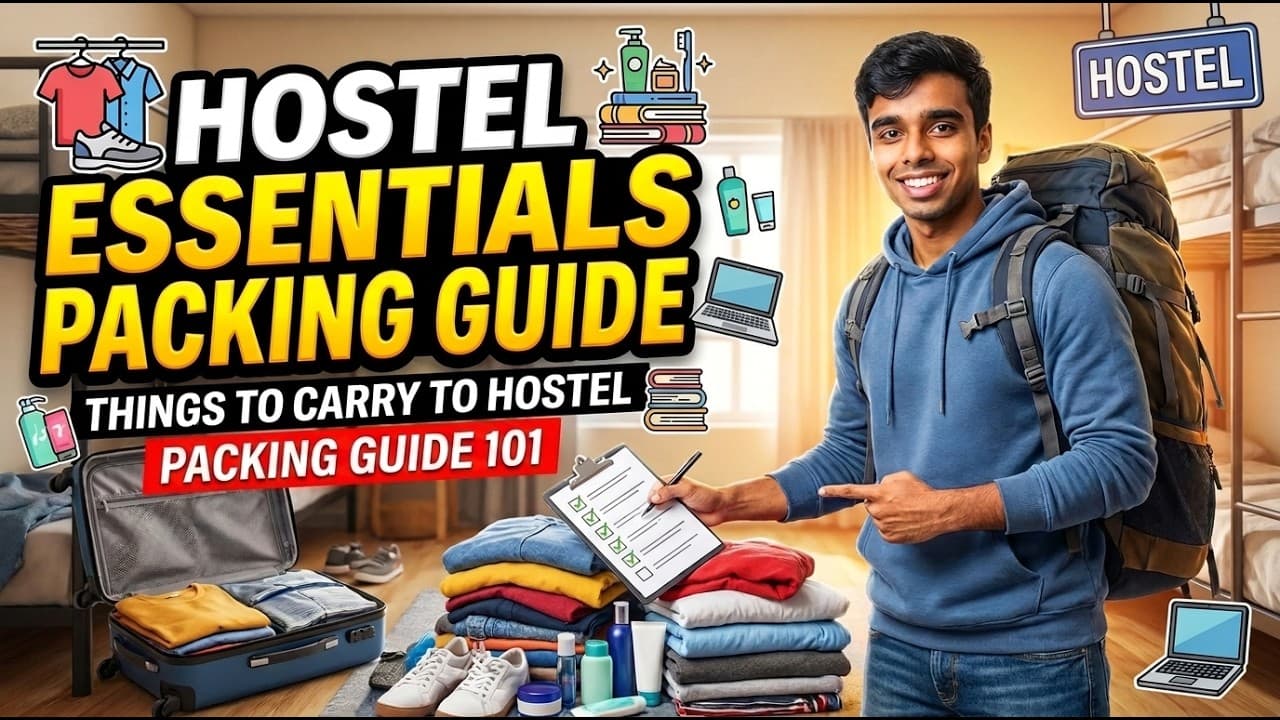 Hostel Essentials 🗿🔥 Things To Carry To The Hostel 👀🔥 What To Pack For Hostel 🧐 College Shopping
