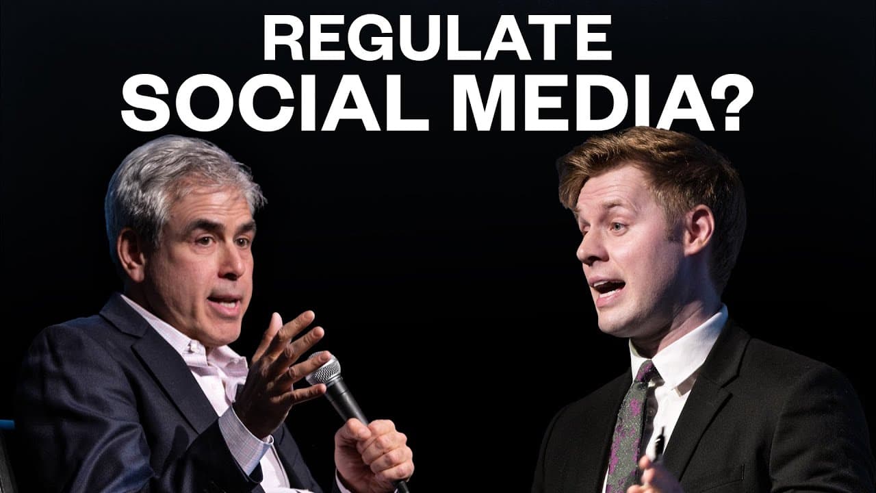 Jonathan Haidt Debates Robby Soave on Social Media