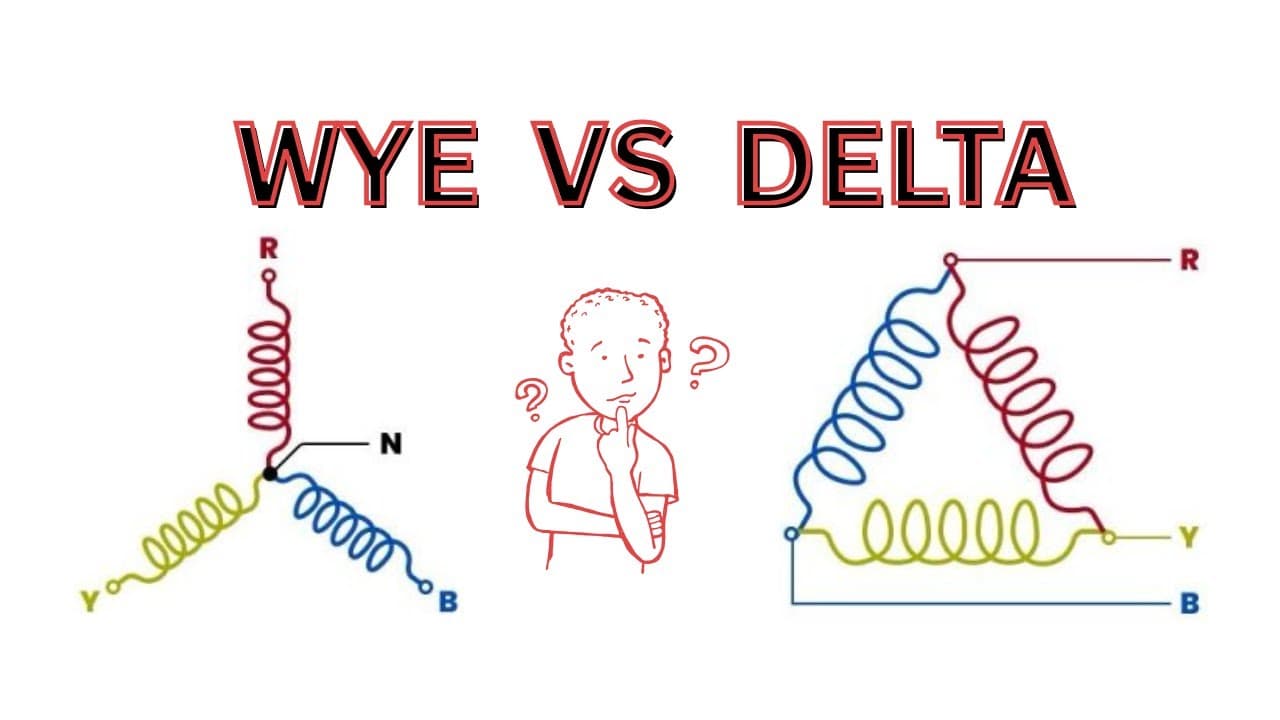 Delta vs Wye (Star) Connection Explained ⚡ How 3-Phase Power Really Works